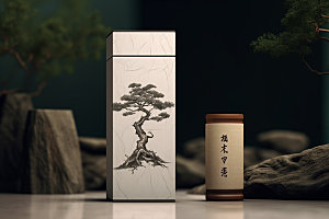 茶叶包装包装设计传统模型
