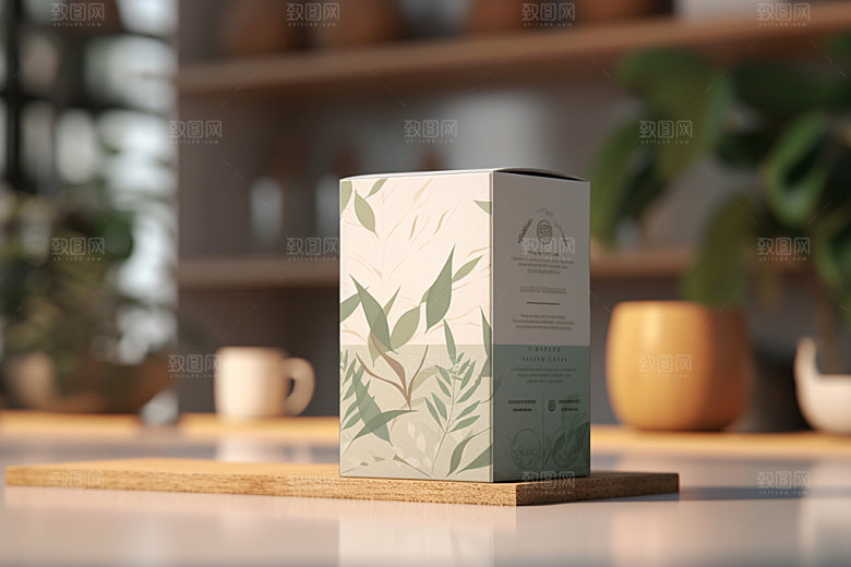 茶叶包装3D中国风模型