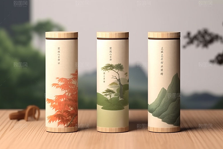 茶叶包装3D包装设计模型