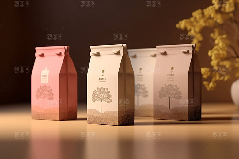 茶叶包装中国风中式模型
