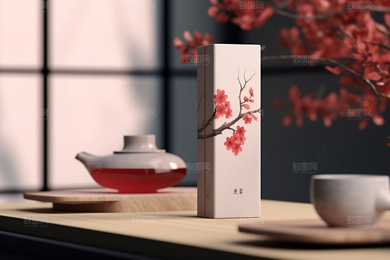 茶叶包装3D立体模型