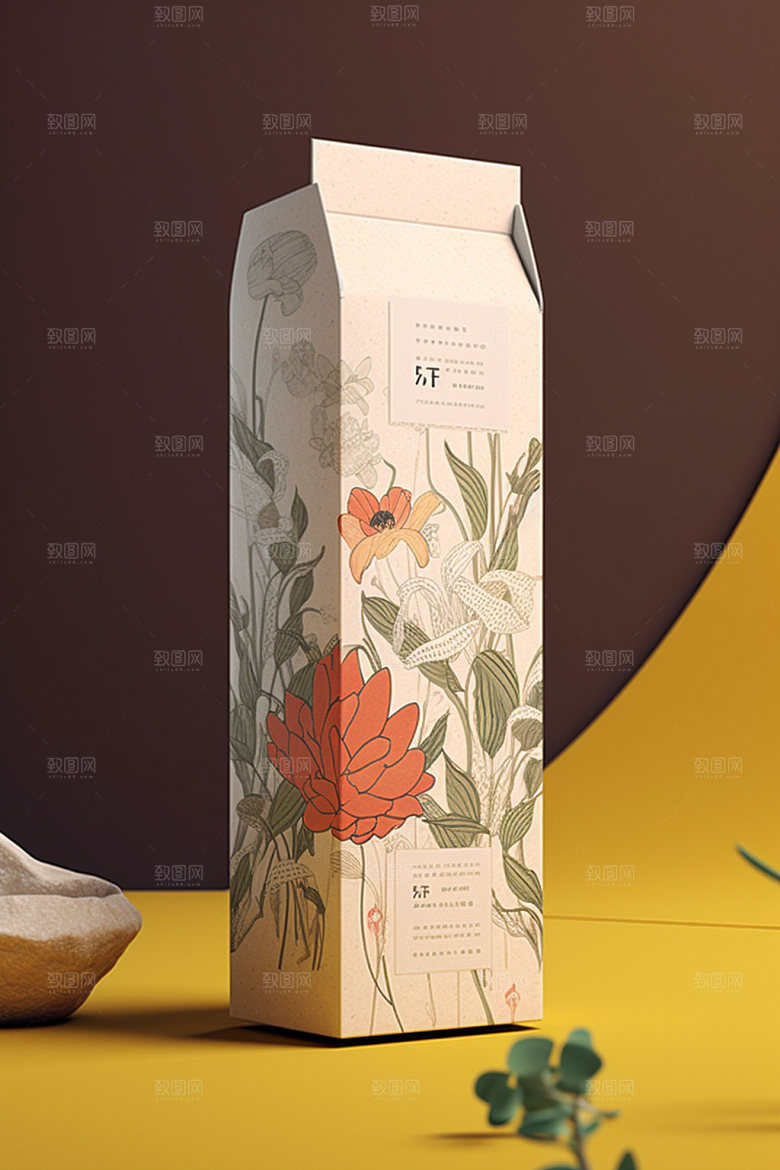 茶叶包装中式传统模型