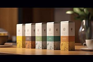 茶叶包装传统茶叶罐模型