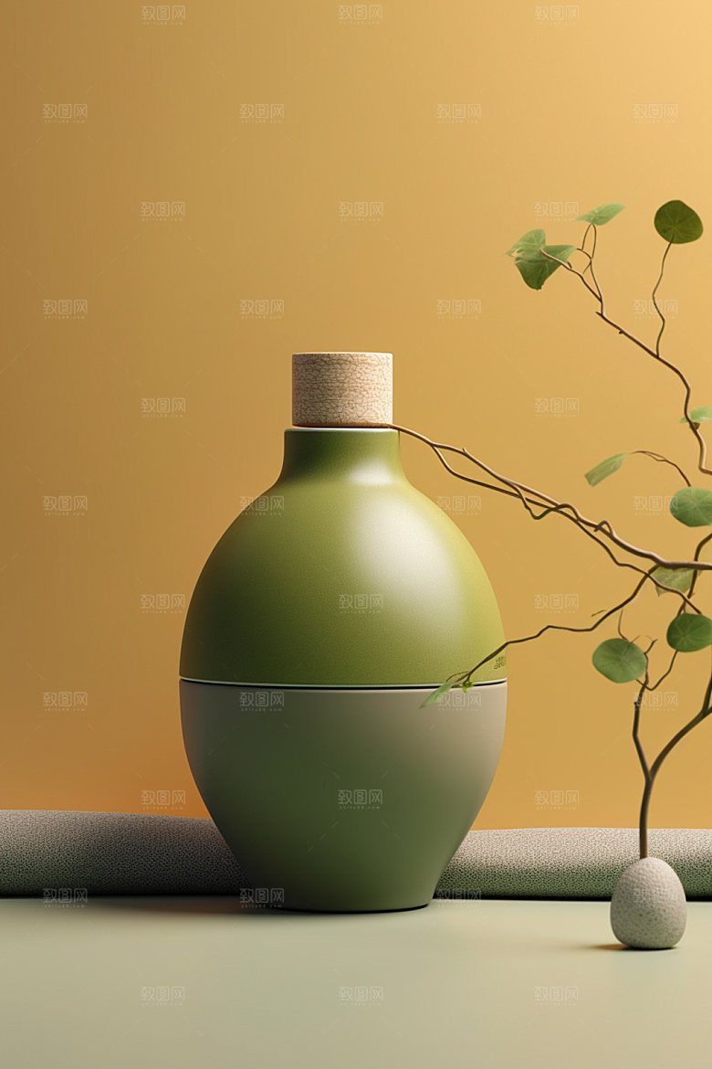 茶叶包装中国风中式模型