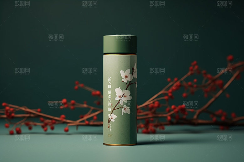 茶叶包装传统3D模型