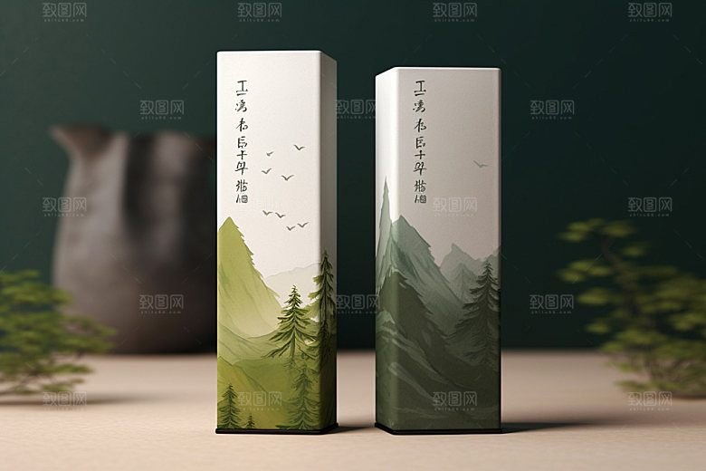 茶叶包装3D茶叶罐模型
