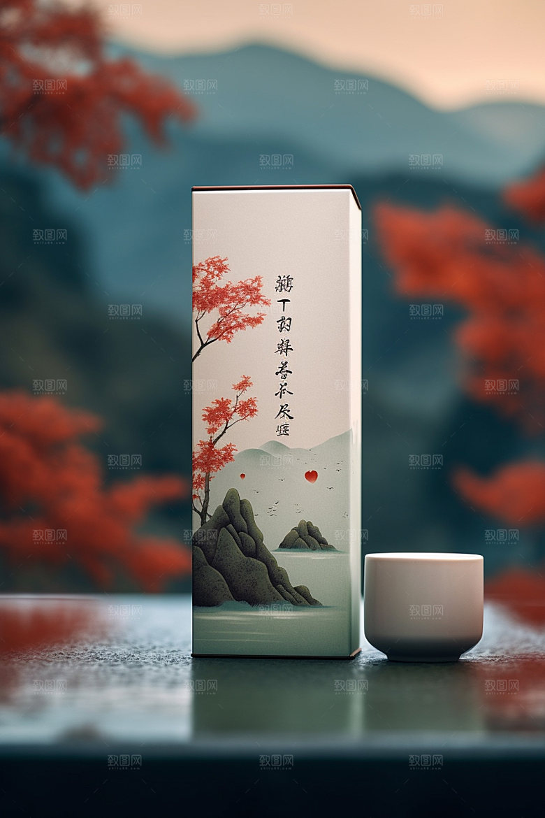 茶叶包装3D立体模型