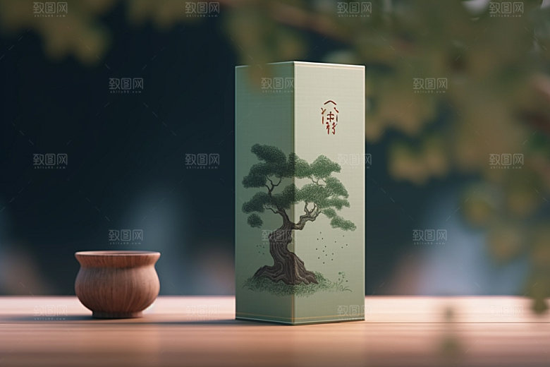 茶叶包装包装设计茶叶罐模型