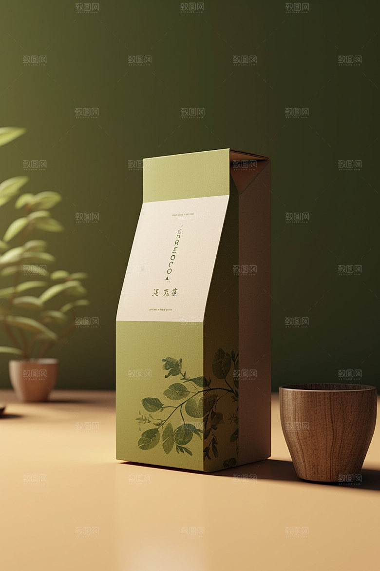茶叶包装立体3D模型