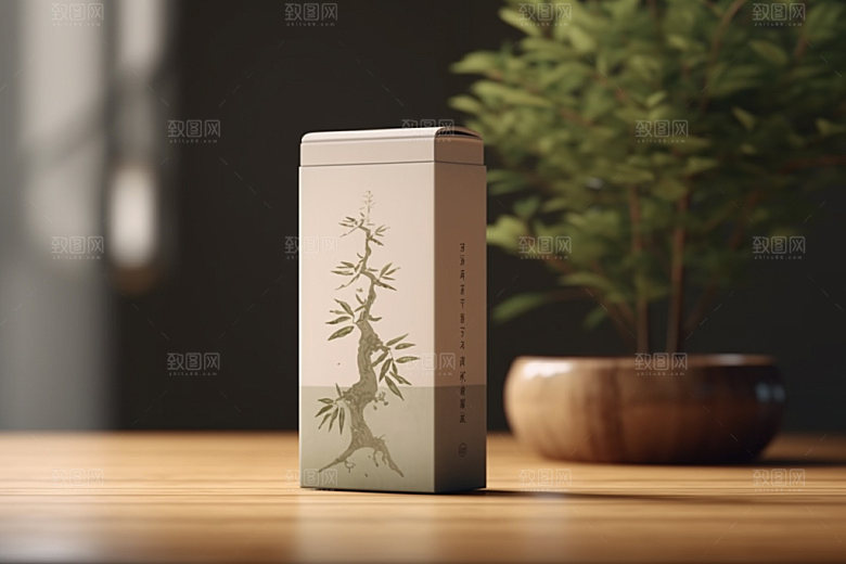 茶叶包装3D立体模型