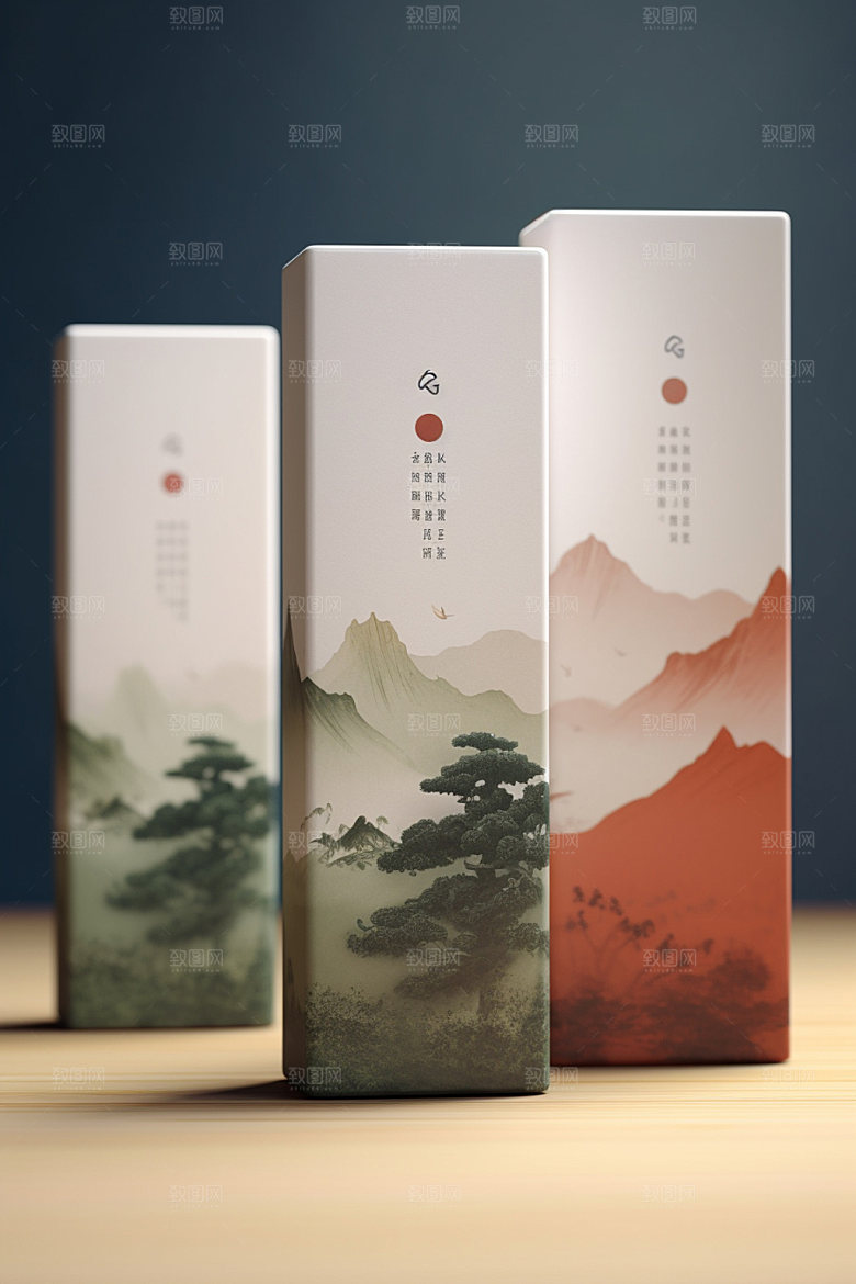 茶叶包装立体包装设计模型