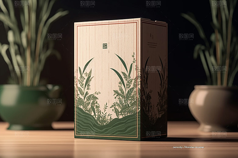 茶叶包装包装设计立体模型