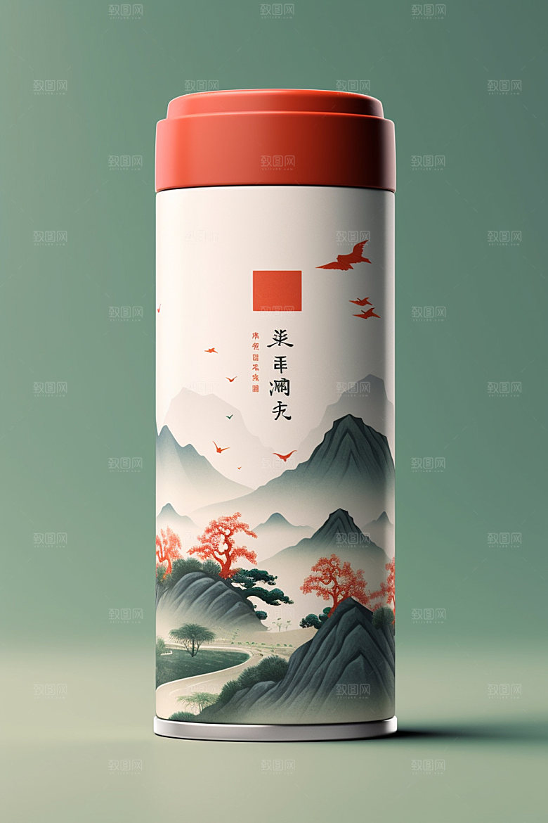 茶叶包装3D包装设计模型