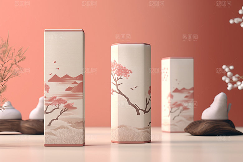 茶叶包装包装设计立体模型