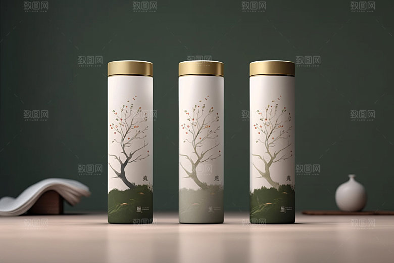 茶叶包装立体3D模型