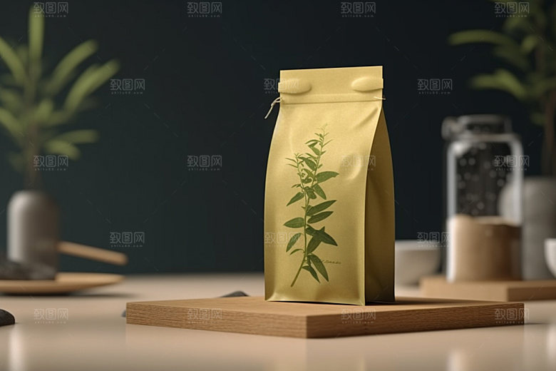 茶叶包装中国风3D模型