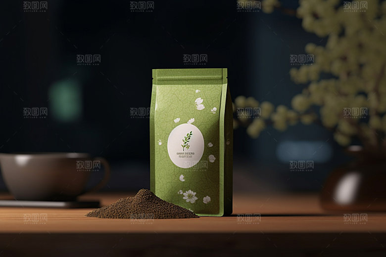 茶叶包装中式3D模型