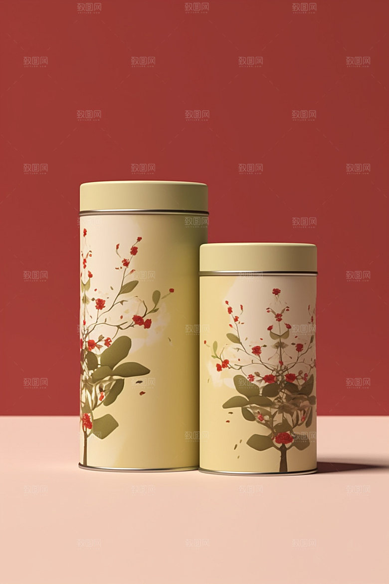 茶叶包装传统3D模型