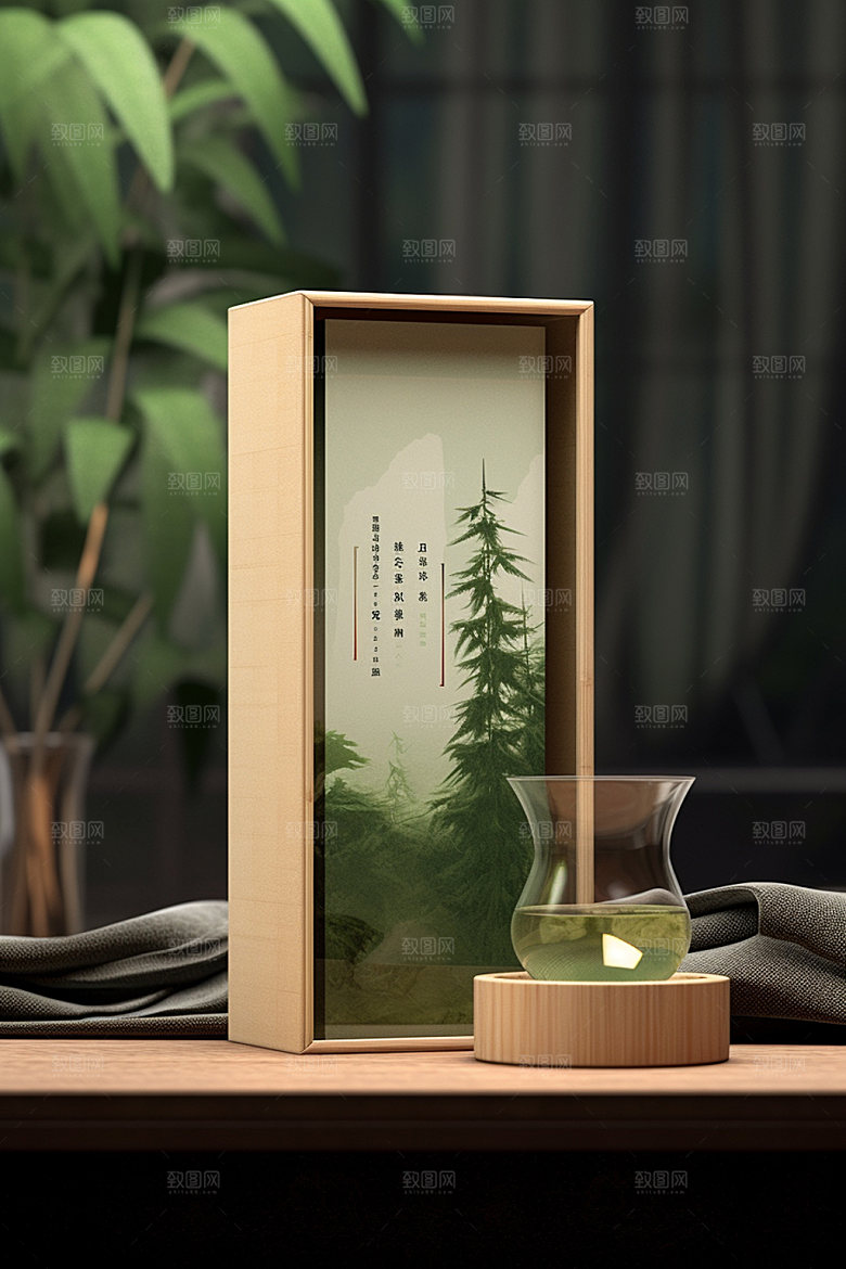 茶叶包装茶叶罐传统模型