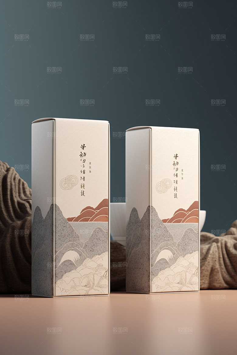 茶叶包装立体包装设计模型