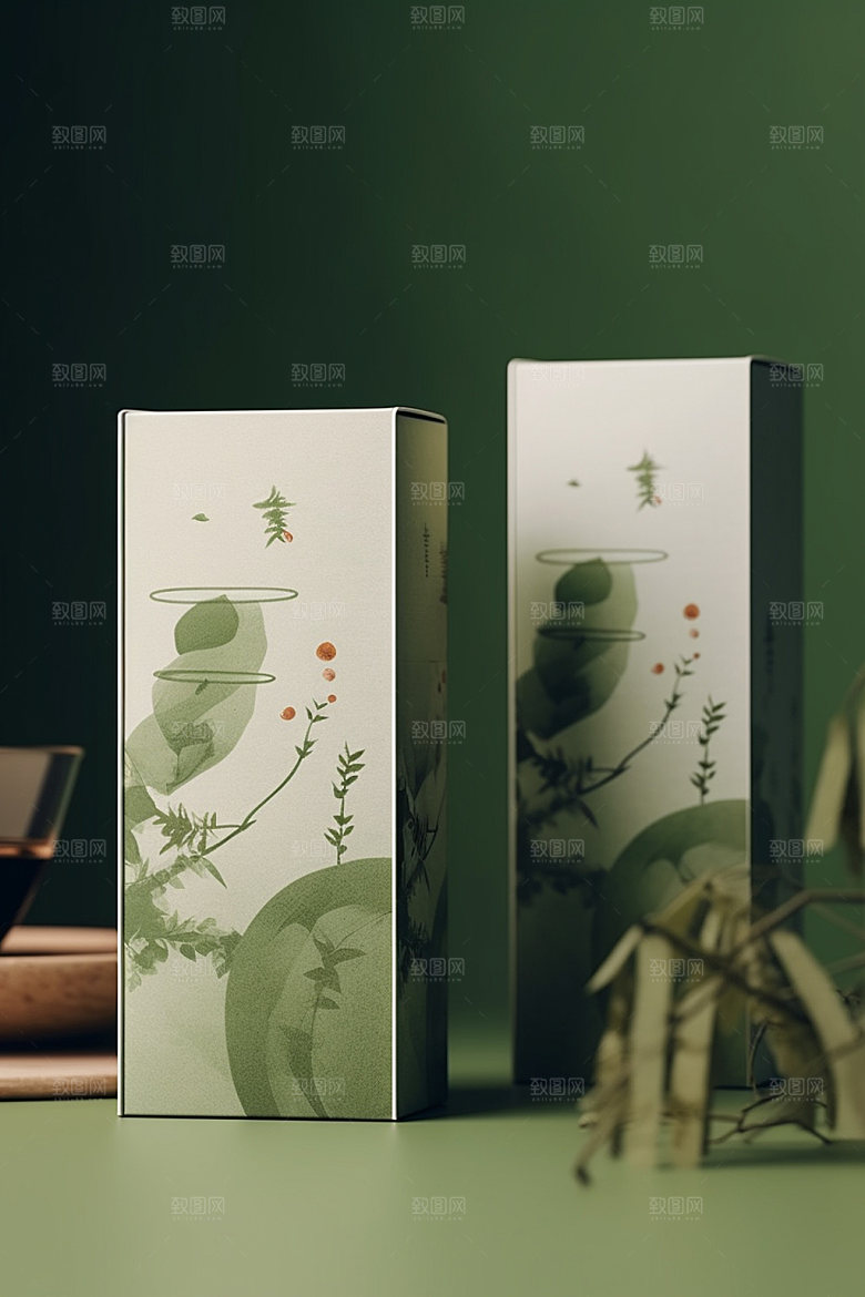 茶叶包装传统立体模型