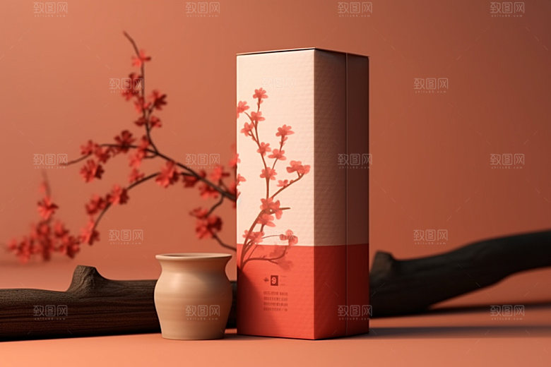 茶叶包装中式传统模型