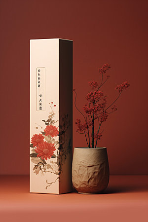 茶叶包装中式传统模型