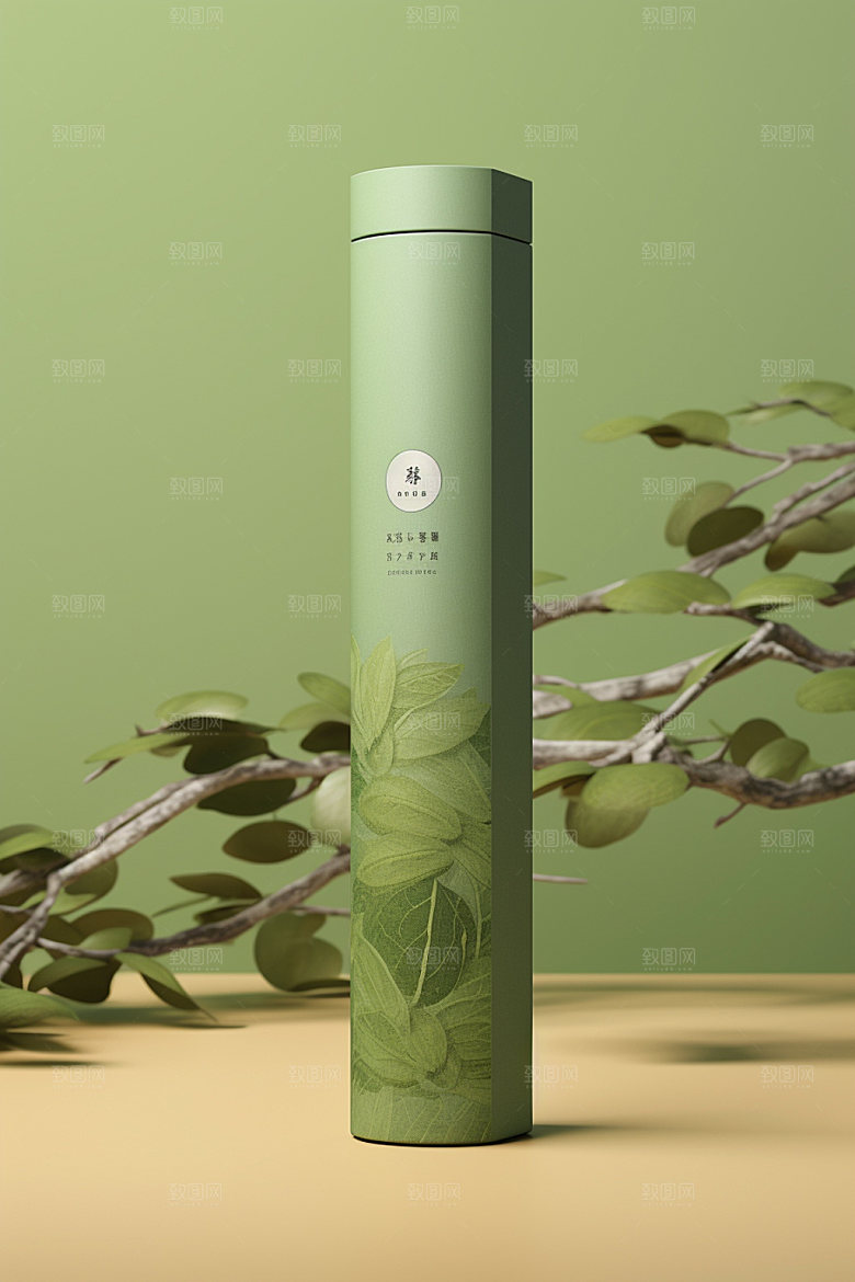 茶叶包装中式传统模型