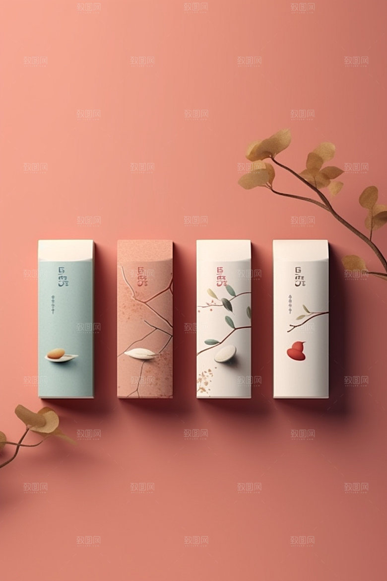 茶叶包装中式立体模型