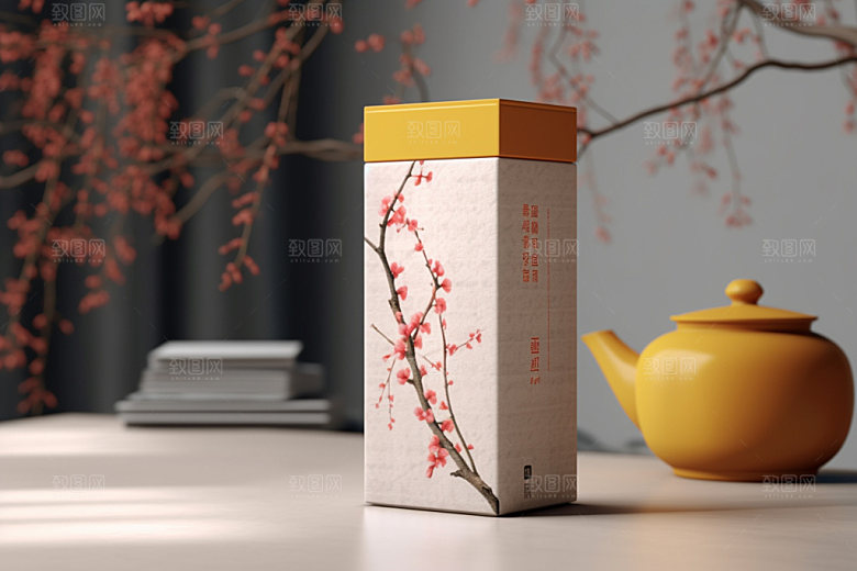 茶叶包装3D包装设计模型