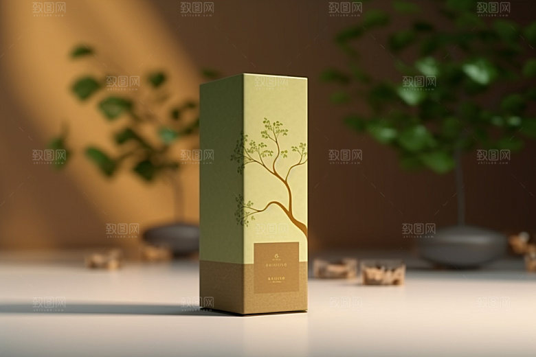 茶叶包装中国风传统模型