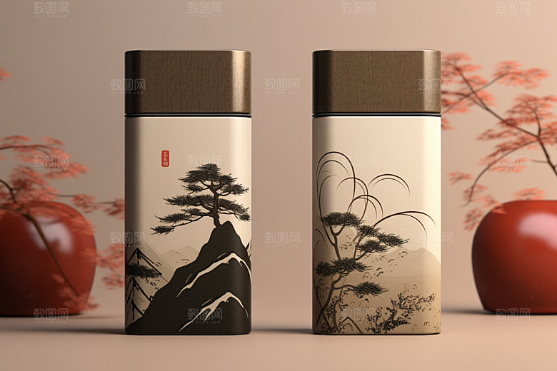 茶叶包装3D包装设计模型