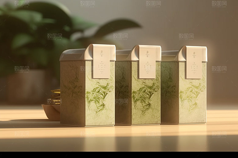 茶叶包装包装设计中式模型