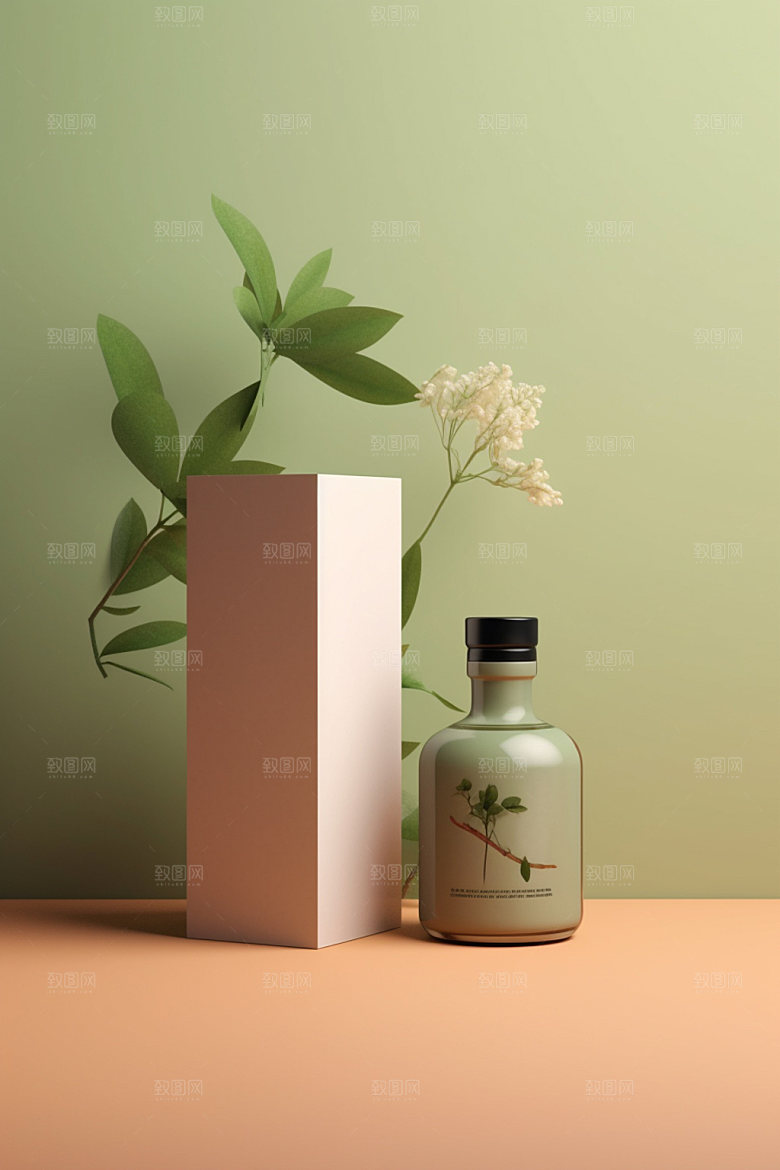 茶叶包装立体茶叶罐模型