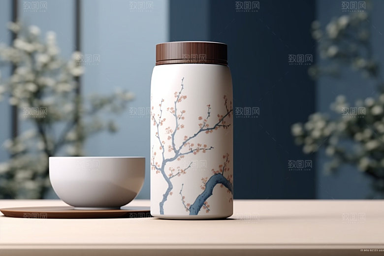 茶叶包装包装设计中式模型