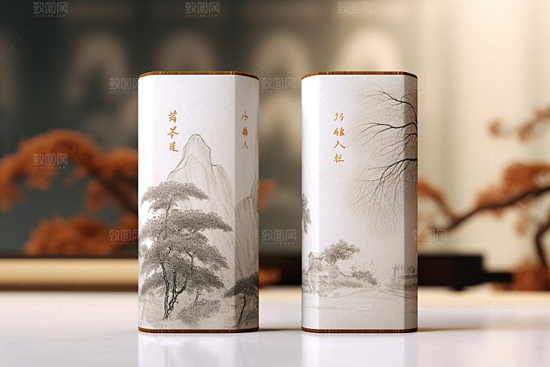 茶叶包装3D立体模型