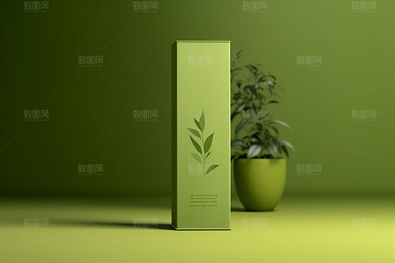茶叶包装中式茶叶罐模型