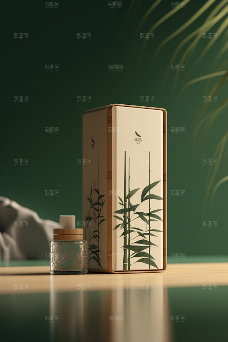 茶叶包装中式传统模型