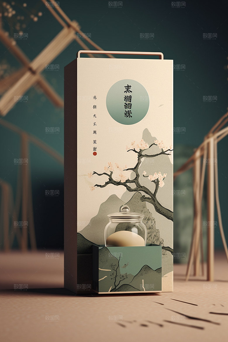 茶叶包装传统包装设计模型