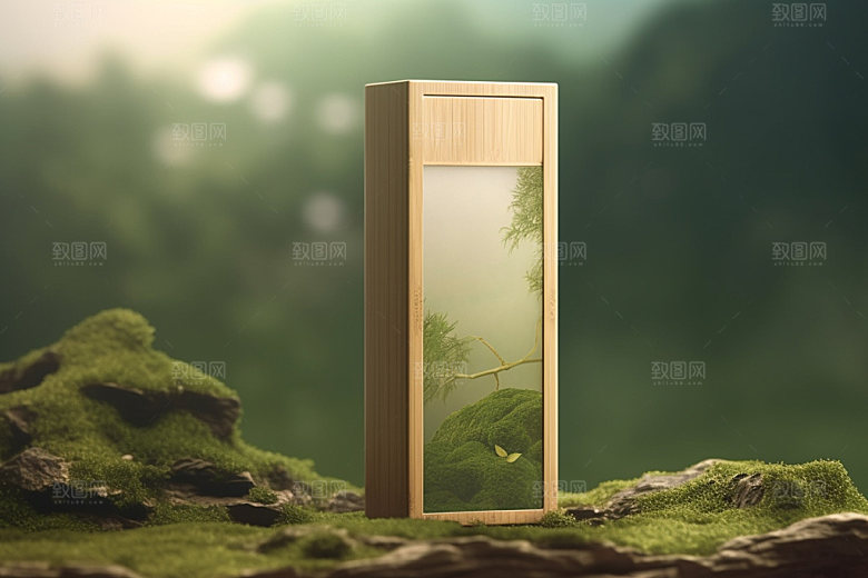 茶叶包装中国风传统模型