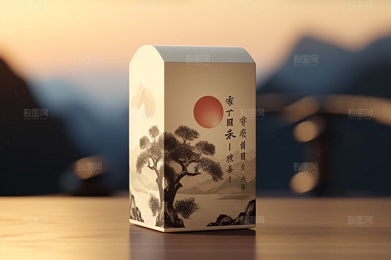 茶叶包装中式包装设计模型