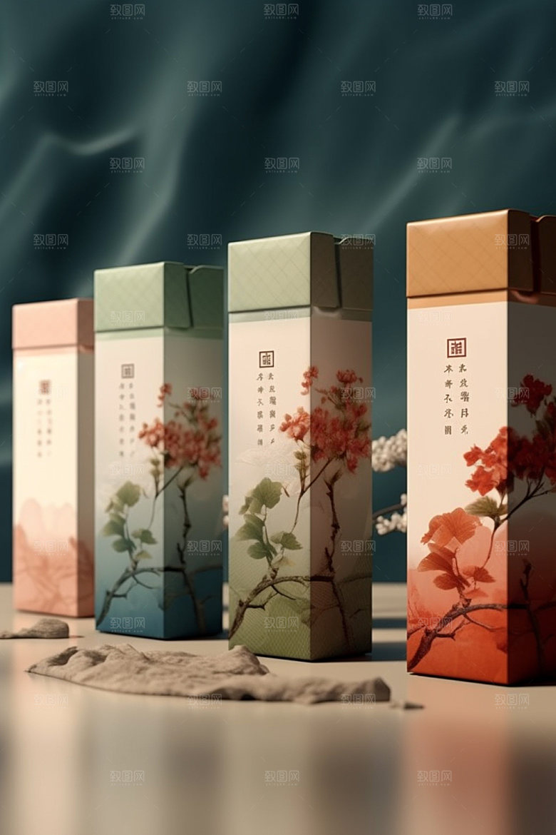 茶叶包装3D茶叶罐模型
