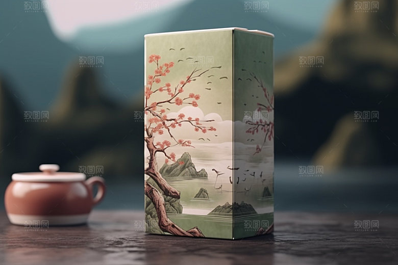 茶叶包装传统包装设计模型