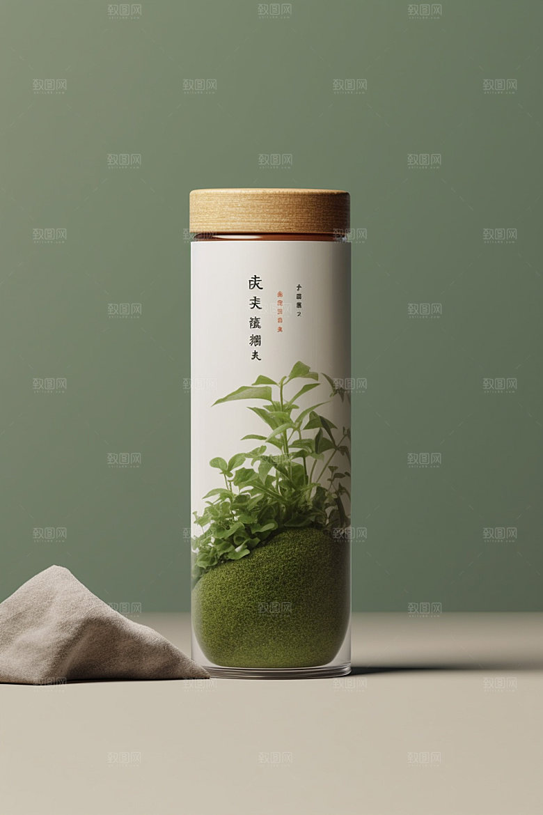 茶叶包装包装设计茶叶罐模型