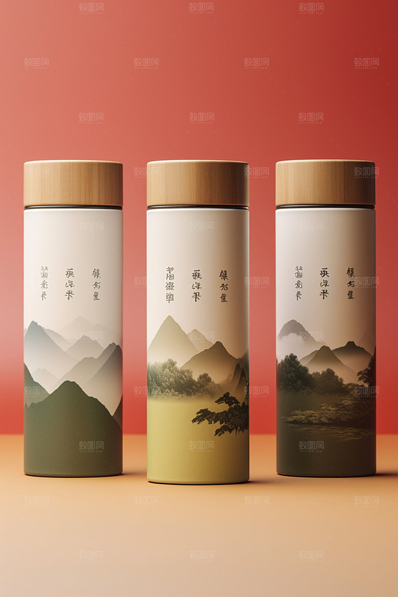 茶叶包装包装设计立体模型
