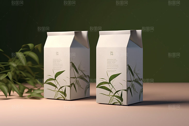 茶叶包装中国风中式模型