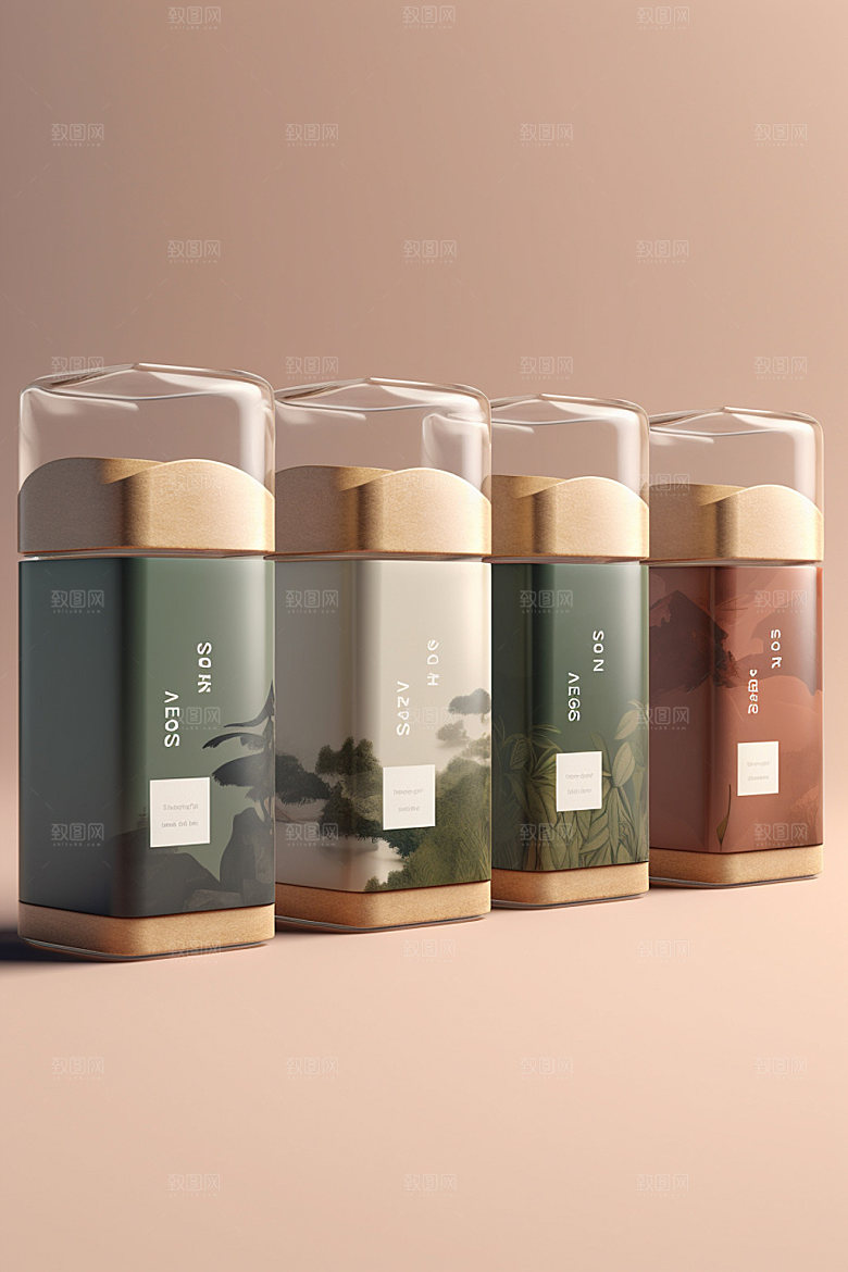 茶叶包装包装设计传统模型