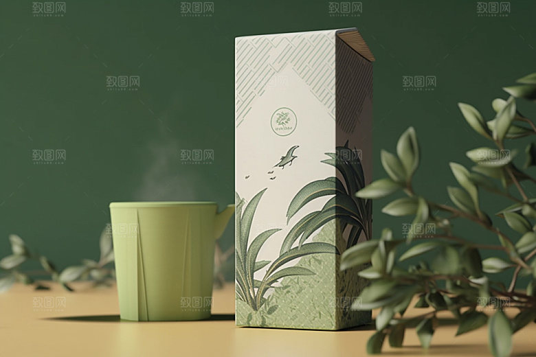 茶叶包装中式3D模型