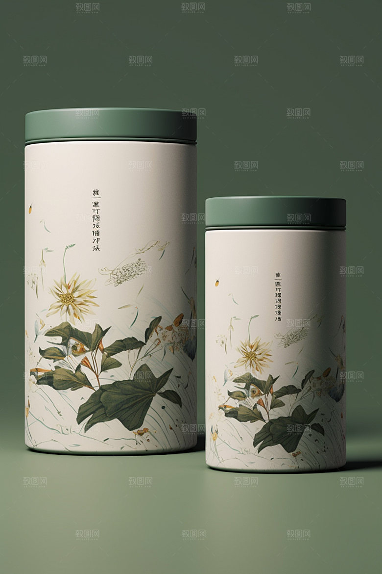 茶叶包装立体包装设计模型