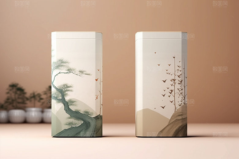 茶叶包装立体包装设计模型